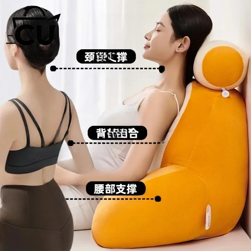 Bed elderly backrest pad four seasons enlarged thickened waist protection large backrest pregnant women confinement pillow