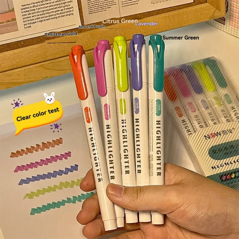 Fluorescent High-Color Marking Pen Set (5/15PC)