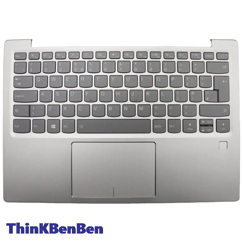 

Британская английская клавиатура, платиновый верхний чехол, упор для рук, чехол для ноутбука Lenovo Ideapad 720S-13 13IKB 13ARR 5CB0Q59380