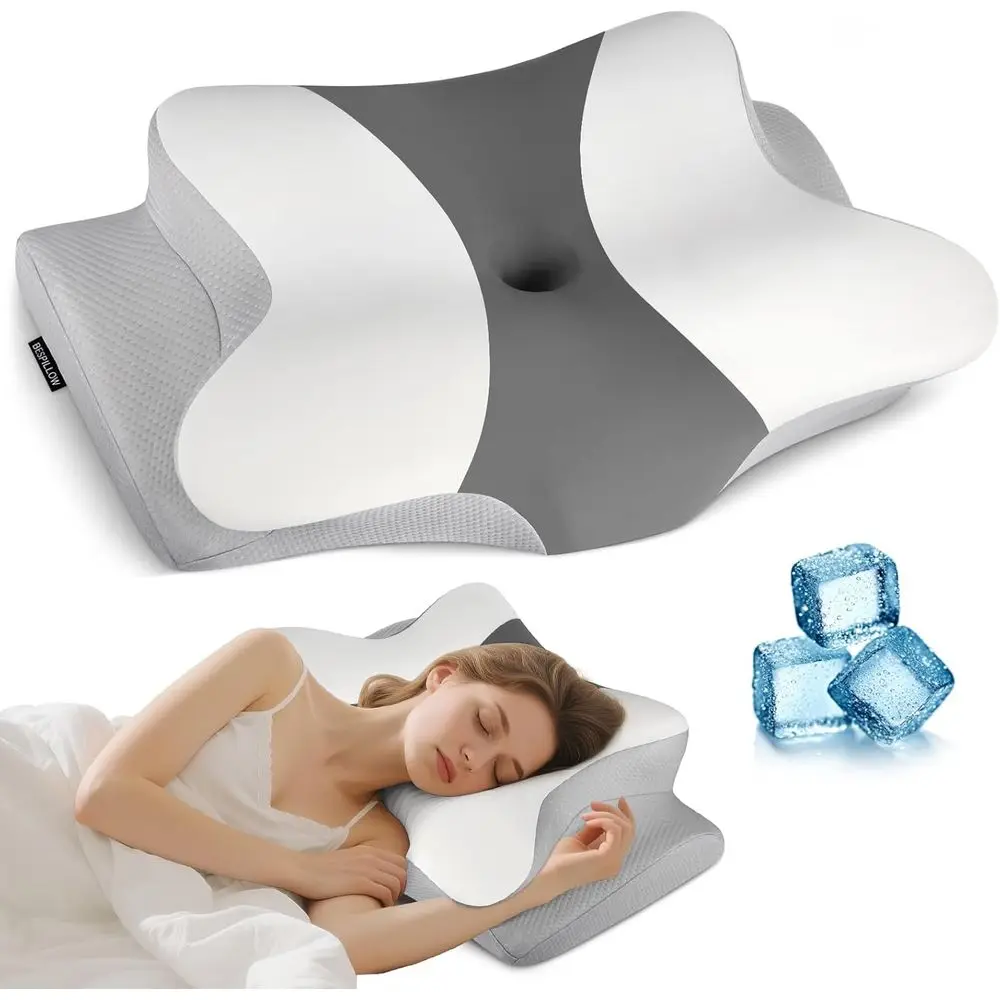 

Ergonomic Side Sleeper Pillow for Cervical Support and Comfort