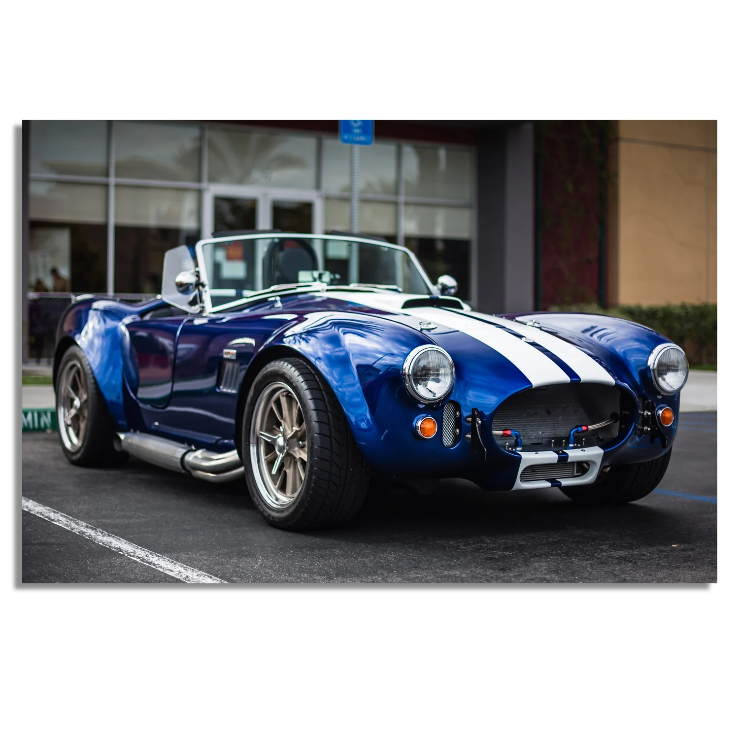 Supercar Posters and Prints Shelby AC Cobra Vintage Car Cabriolet Wall Art Canvas Painting Modern Home Living Room Decorations