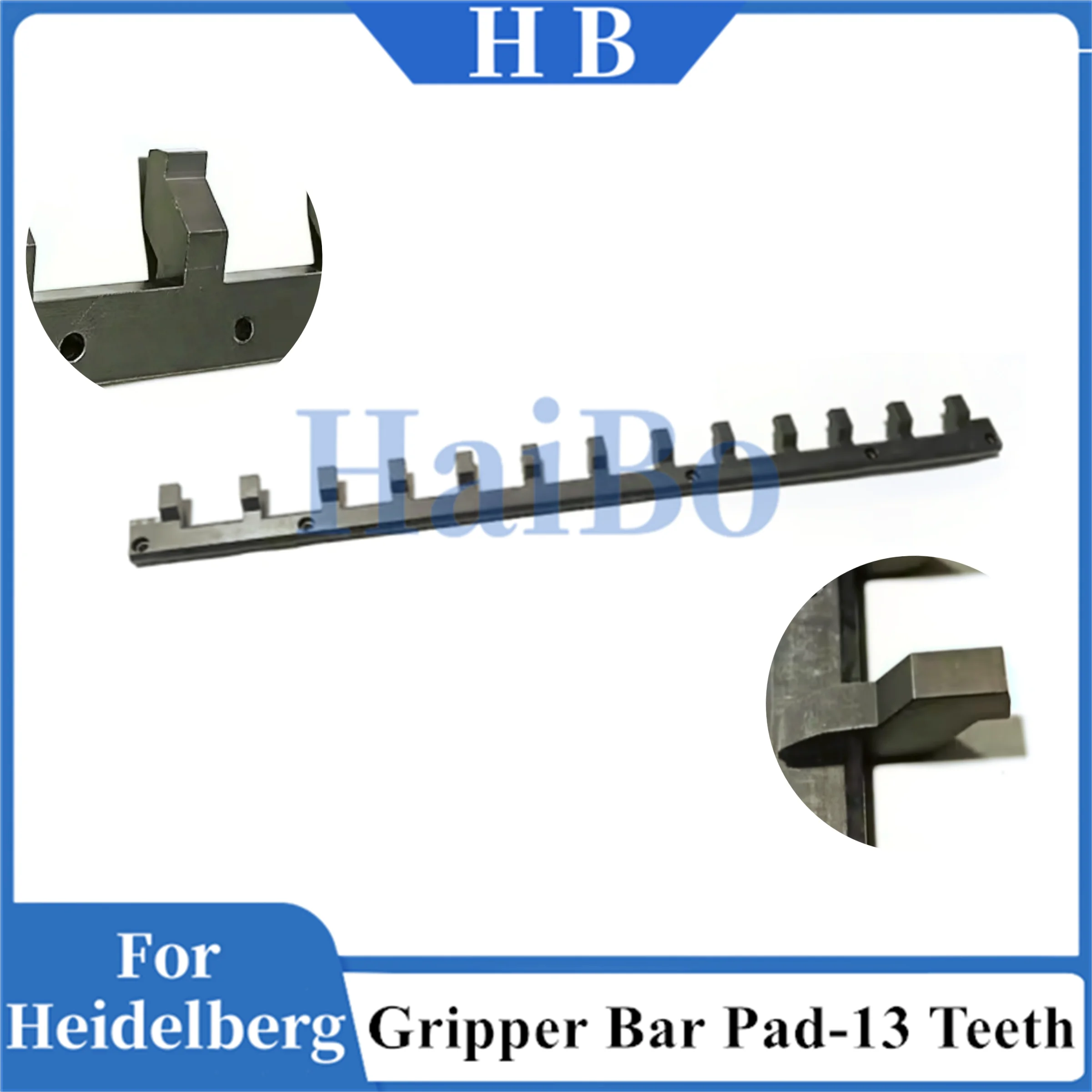 HaiBo Best Quality 13 Teeth SM74 CD74 XL75 Swing Gripper Bar Pad