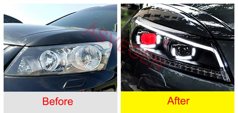 Hot-selling Factory Manufacture Modified Headlamp LHD/RHD with Devil Eyes for Accord 8th Generation 2008-2013 Headlights