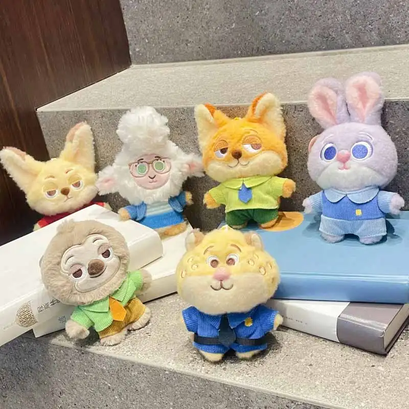 Disney Zootopia Series Judy Nick Rugzak Hanger Schattig Knuffel Sleutelhanger Decoratie Speelgoed Cartoon Anime Perifere Verrassingscadeau