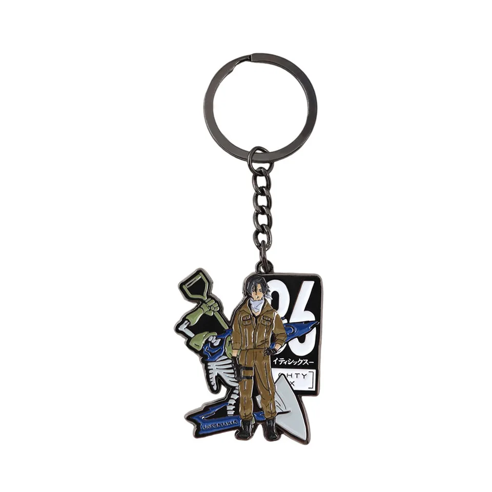 Anime 86 Eighty-Six Keychain Shinei Nouzen Undertaker Metal