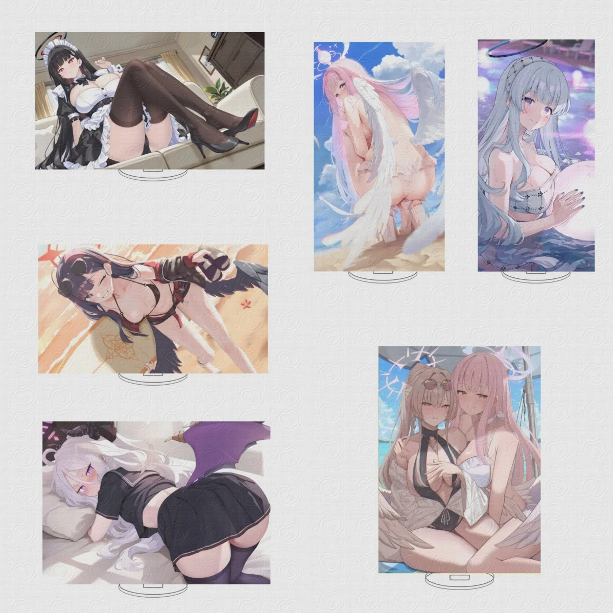 

15CM Charm game hot Blue Archive Acrylic Stand Model Cosplay Characters Ornament Accessories Good Collection Christmas Gifts