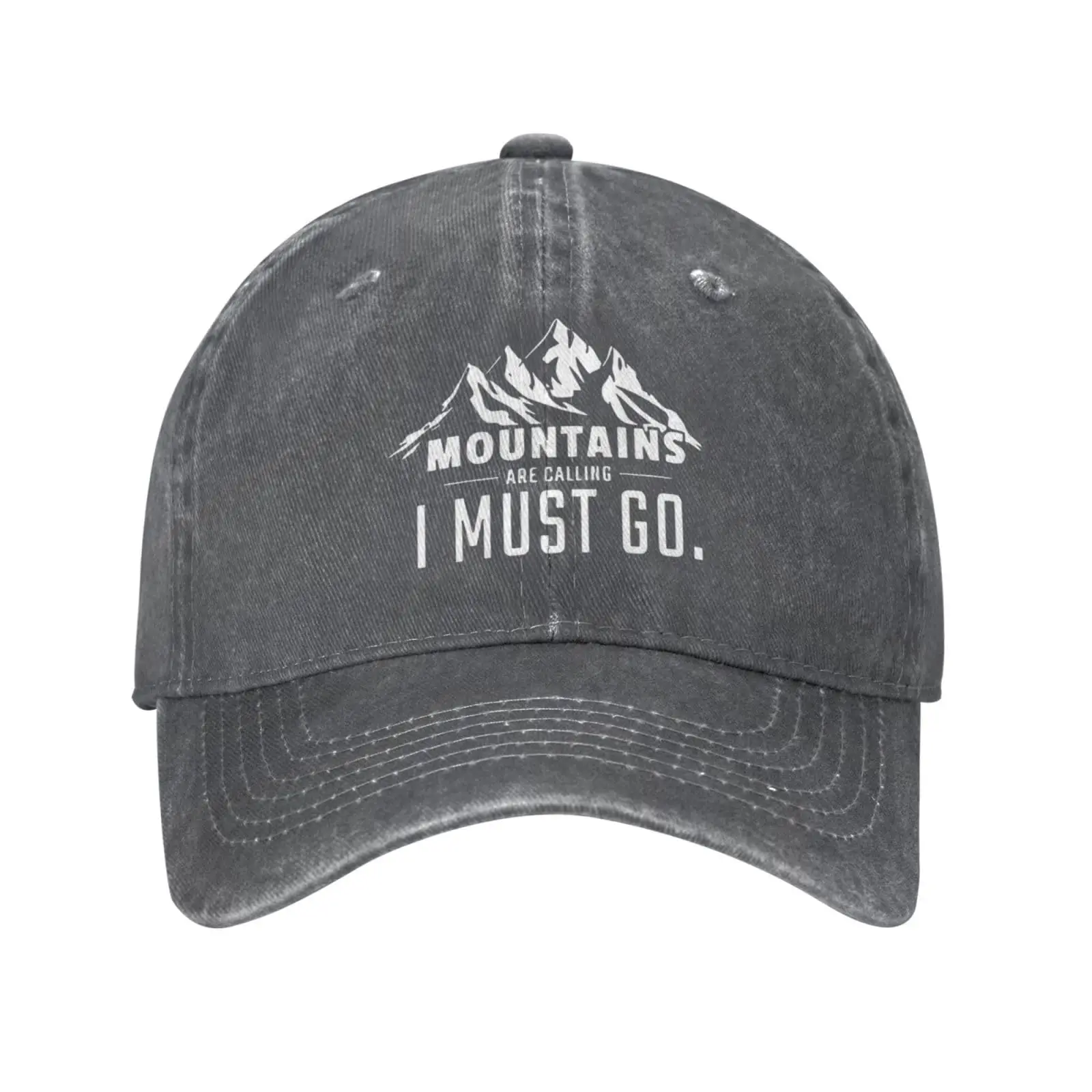 Cool Hats for Men The Mountains are Calling and I Must Go Beach Baseball Cap for Women's Athletic Caps For Summer Couple Outdoor