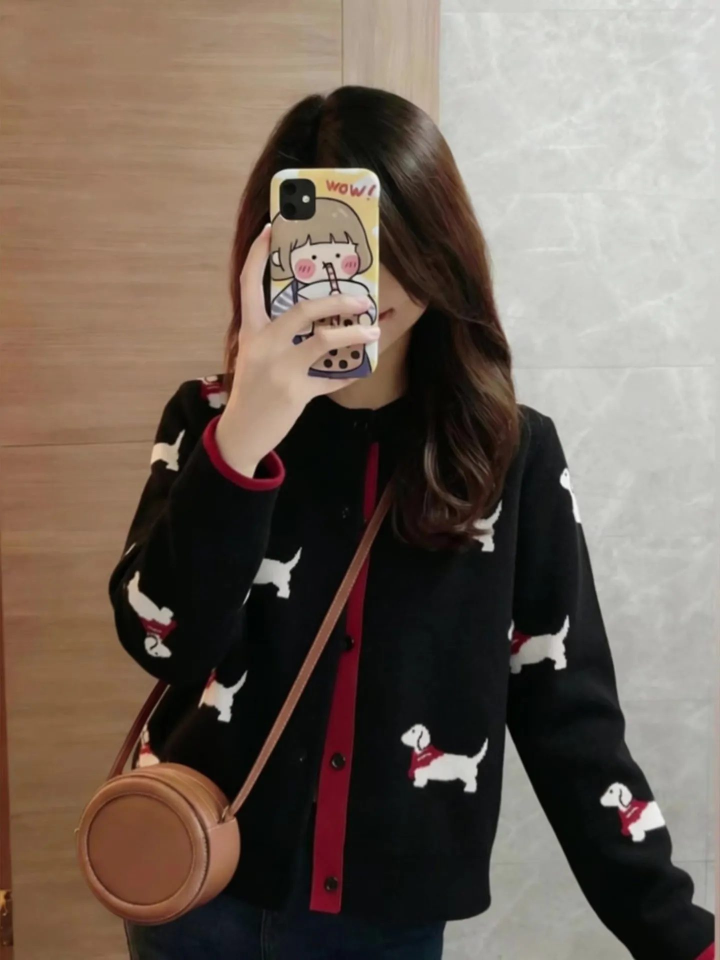 

Knitted Open Cardigan Women's Loose Fit Bla Button Sweater Outerwear Versatile Sle Winter 2025 Design Sensation