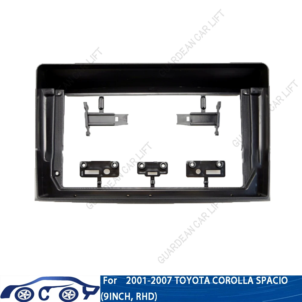 

For 2001-2007 TOYOTA COROLLA SPACIO (9INCH, RHD)Car Radio Fascias Android GPS MP5 Stereo Player 2 Din Head Unit Panel Dash Frame
