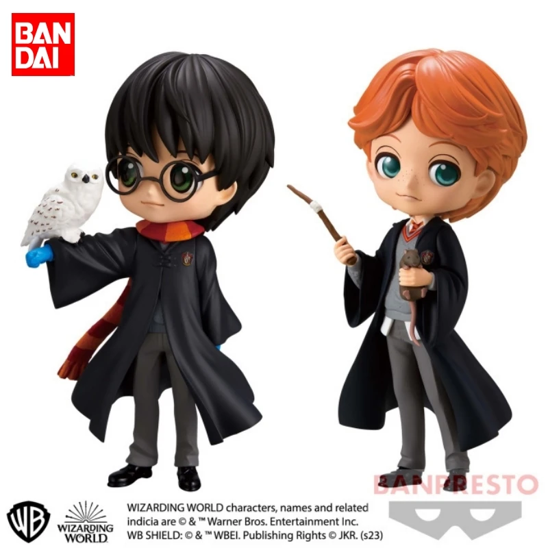 

Bandai Original Q posket Ron Weasley Action Figure Harry Potter Anime Figure Toys For Kids Gift Collectible Model Ornaments