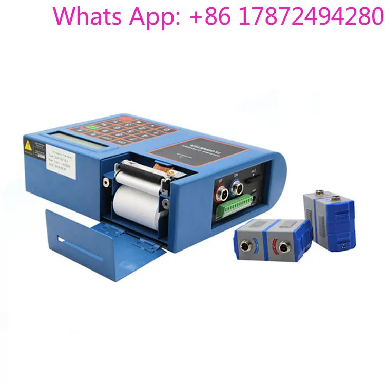 Portable Cheap Ultrasonic Flowmeter  Card Portable Print Clamp on Installation Ultrasonic Flow Meter