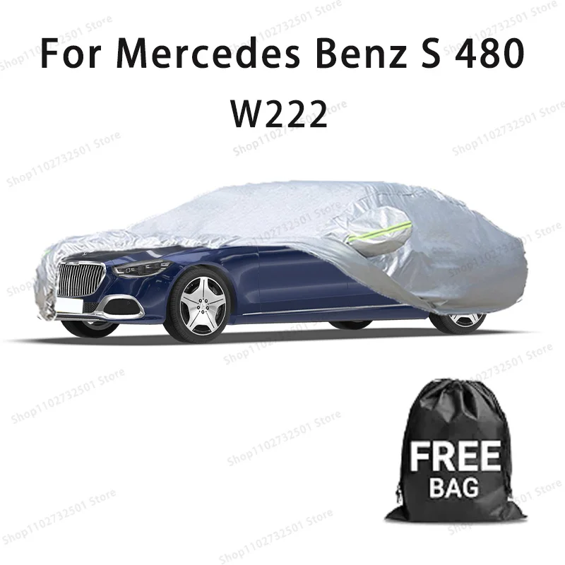 

Car cover For Mercedes Benz S 480 W222 Full cover Waterproof sun protection cover Scratch resistant cars accessories