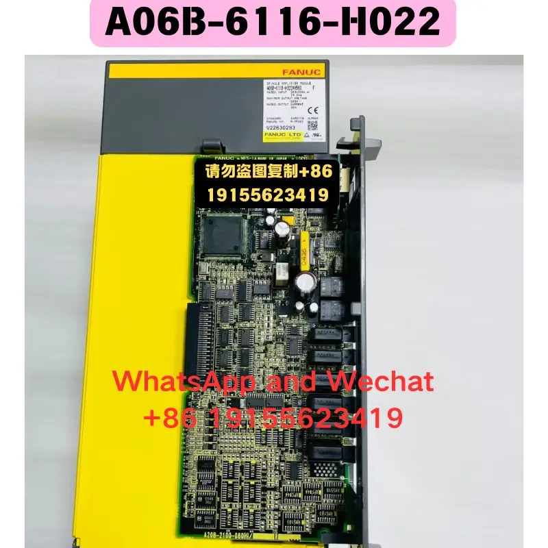 Used OEM disassembled parts A06B-6116-H022 Driver Functional test OK Quick delivery