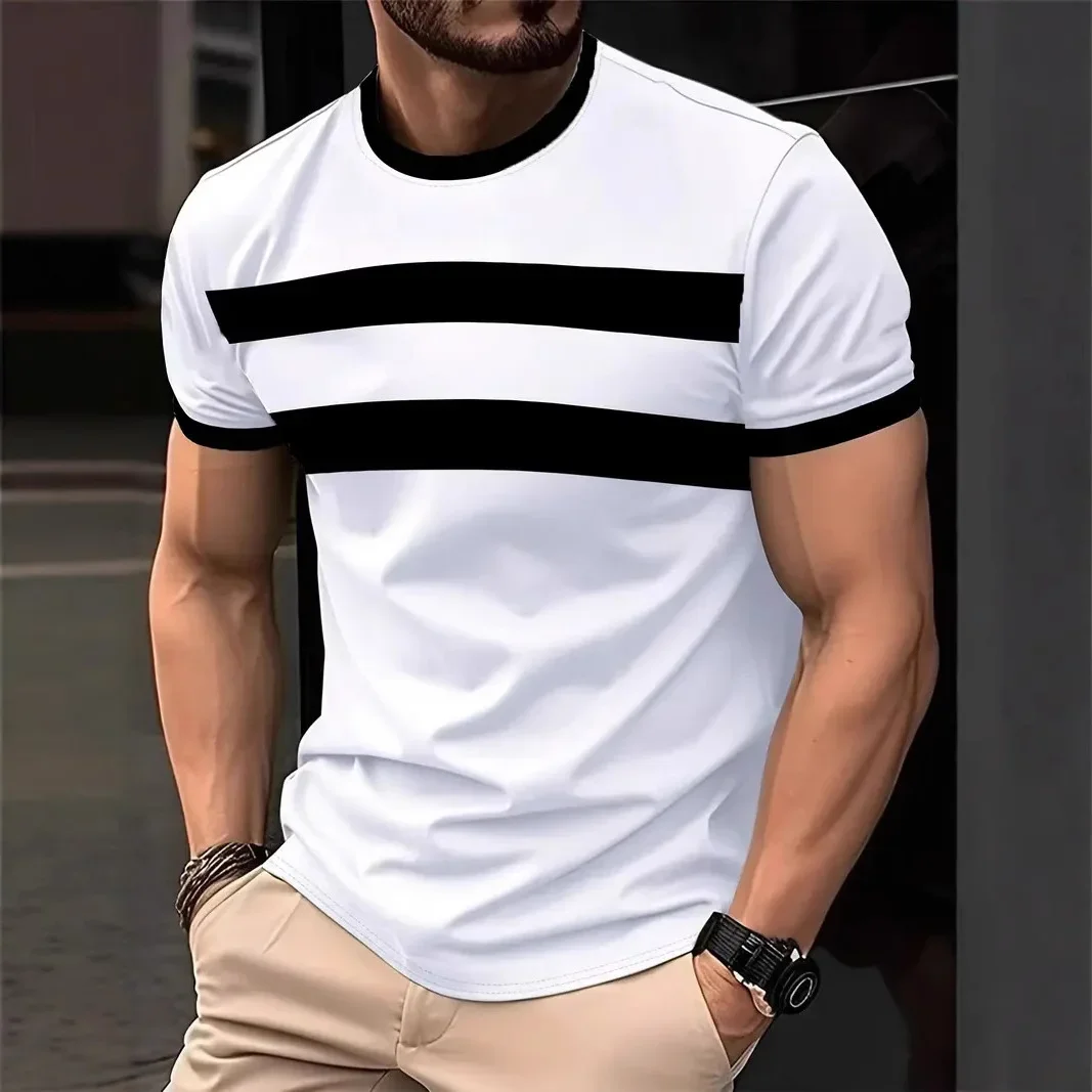 Herren-T-Shirt mit 3D-Druck, kurzärmelige Oberteile für Herren, Sommer-Street-Fashion-T-Shirt für Herren, lässige T-Shirts, übergroße Kleidung