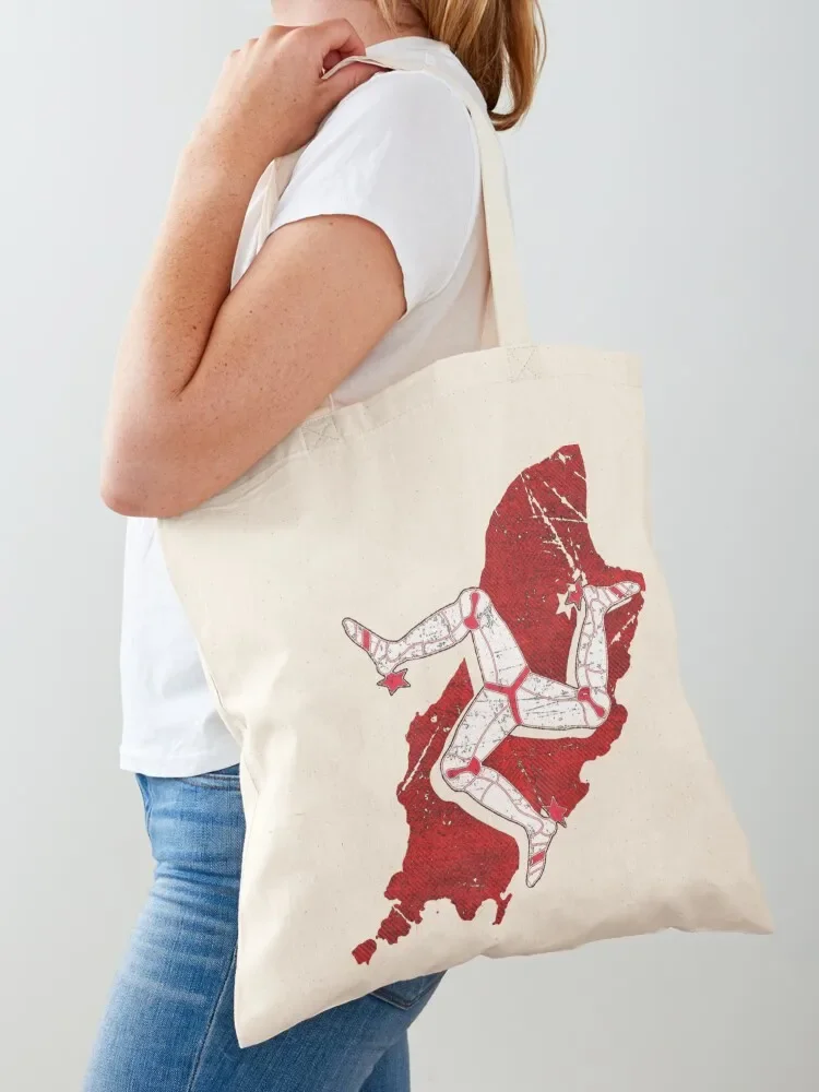 Isle of Man TT Races Tote Bag cloth bag woman shopper bag women canvas Handbags supermarket folding