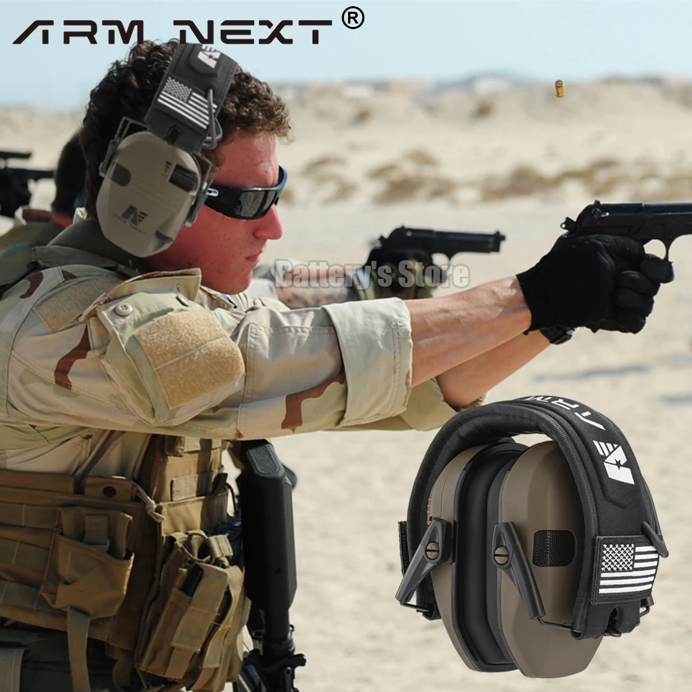 Shooting Active Earmuff Headphones for Airsoft Electronic Hearing Protection Ear Protect Noise Reduction Hunting Earmuff