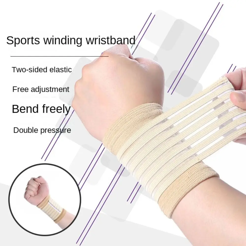 Adjustable Gym Sports Wristband Lightweight Compression Adjustable Wristband No Deformation Difficult To Pilling