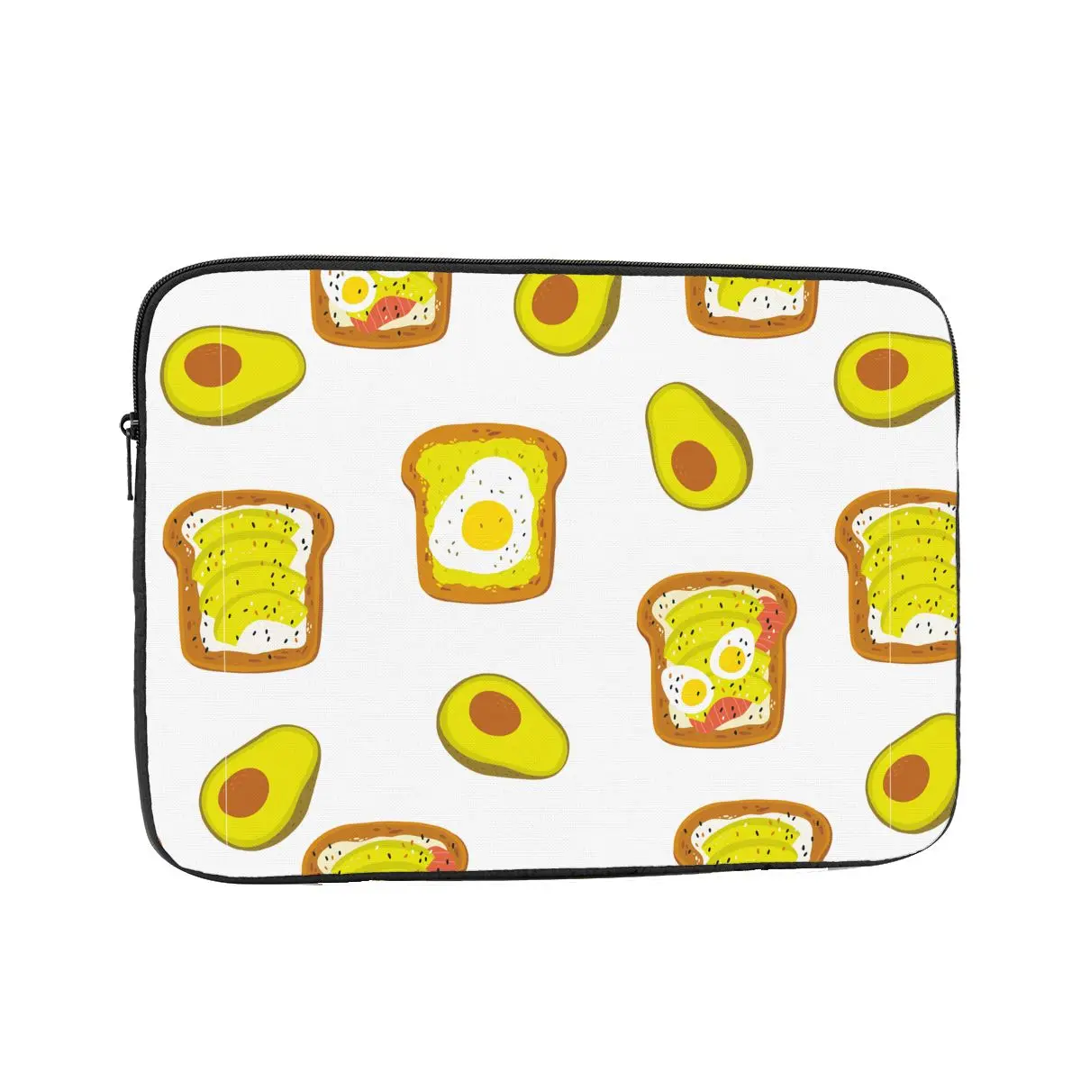 Avocado Toast 12 13 15 17 Inch Laptop Sleeve Case Notebook Bag Case Avocados Lover Shockproof Case Bag