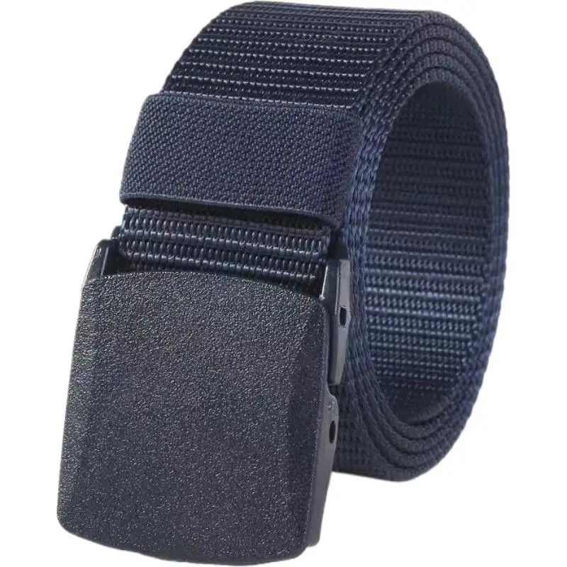 1/2 Stück Nylon-Canvas-Hüftgürtel für Herren, elastischer Gürtel, militärischer taktischer Schnallengürtel zum Wandern im Freien, Stretch-Gürtel mit Schnellverschluss – Detail 3