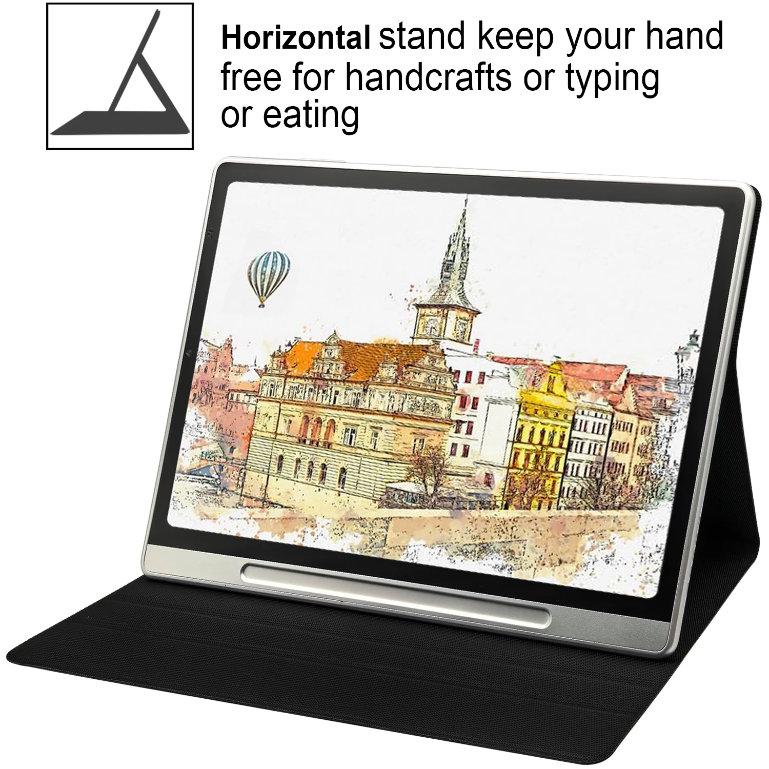 Magnetic Stand Folio Case for 10.95'' XPPen Magic Note Pad (2025) Tablet Ultra-Thin Cover - Pen Buckle & Auto Sleep/Wake view 6