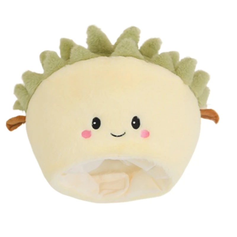 Cartoon Holiday Headgear Hat for Adult Durian Hat for Boys Girl Lovely Photo Hat Festival Celebration Party Headpiece