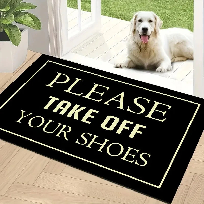 

Welcome Door Rug Dirt Resistant Home Decorative Carpet Indoor Outdoor Entrance Mat Absorbent Bath Mats For Living Room Bedroom