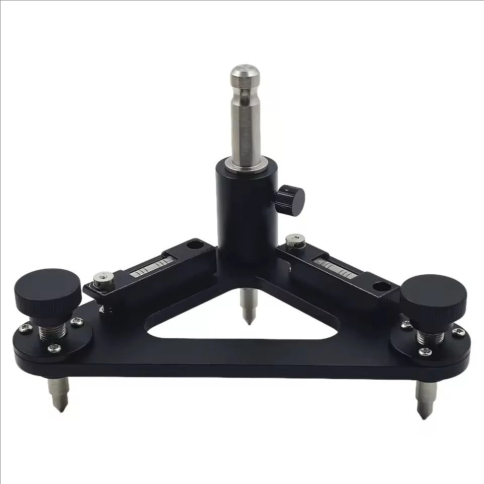 

Tribrach with Swiss Type Adapter & 5/8 Thread Adapter, Dual Tube Bubble Level for Lei-ca for Total Station GNSS GPS Survey