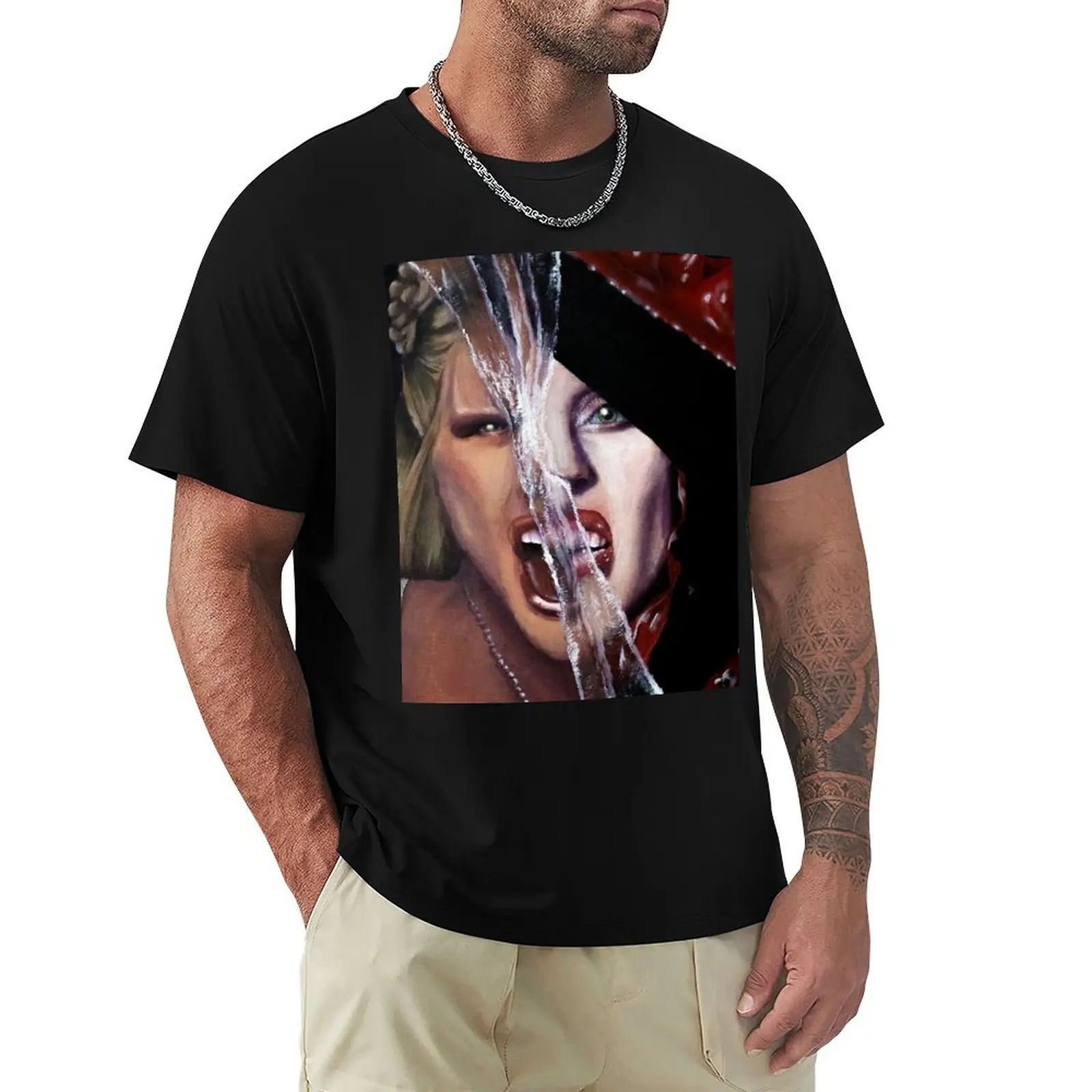 

Lady Gaga Abracadabra Screams T-Shirt Plus Size Short Sleeve T-Shirt