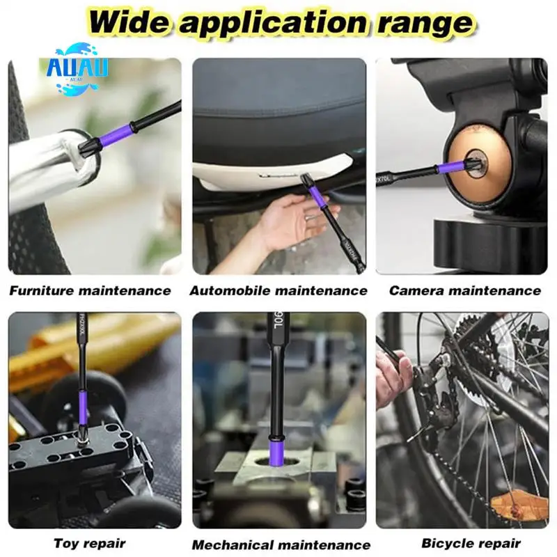 

AUAU-Upgraded High Hardness And Strong Magnetic Bit, Anti-Shock Strong Magnetic Non-Slip Bits, Drill Screwdriver Bits
