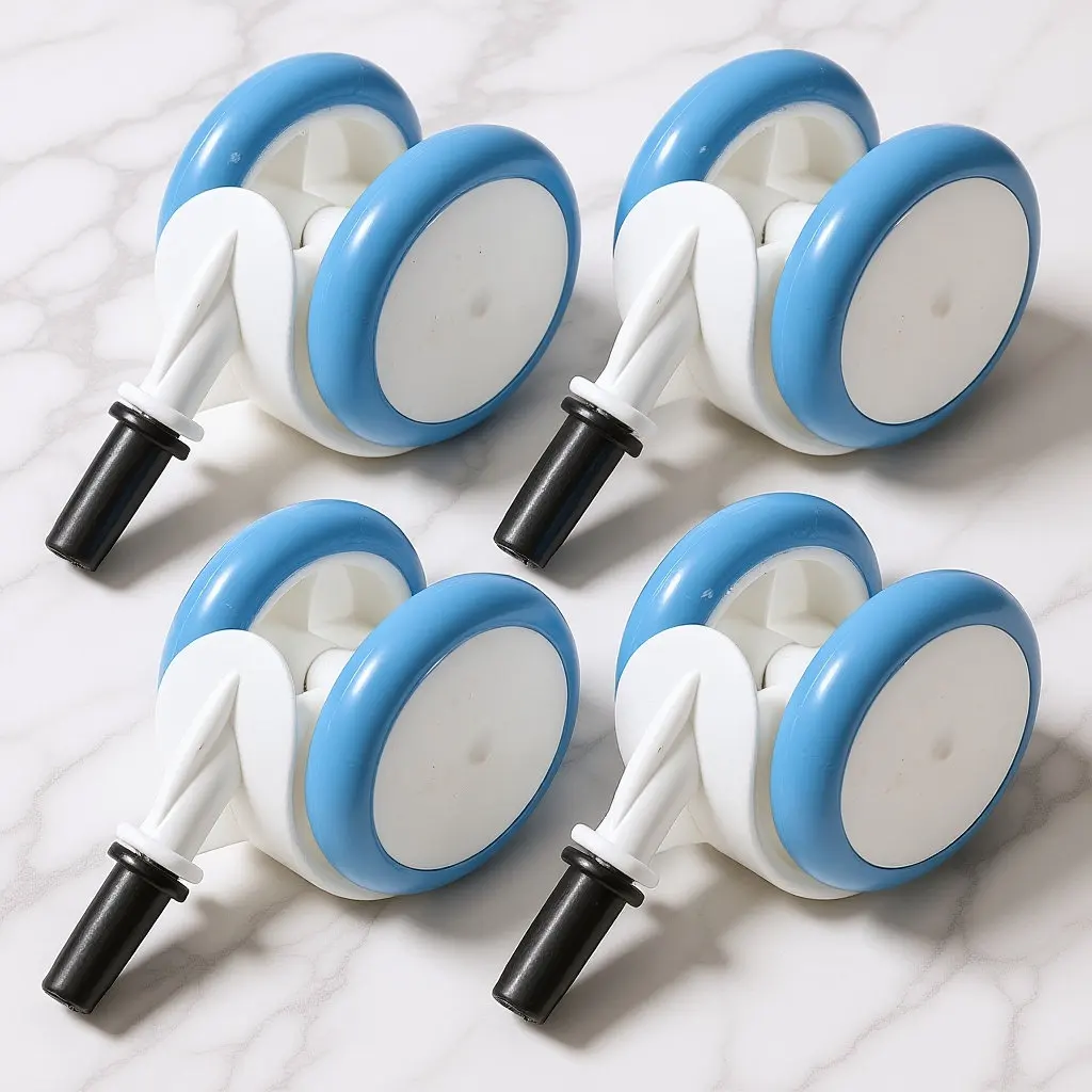 

Комплект из 4 универсальных резиновых колес для ходунков, колясок и инвалидных кресел, с плавным ходом, запасные части и аксессуары