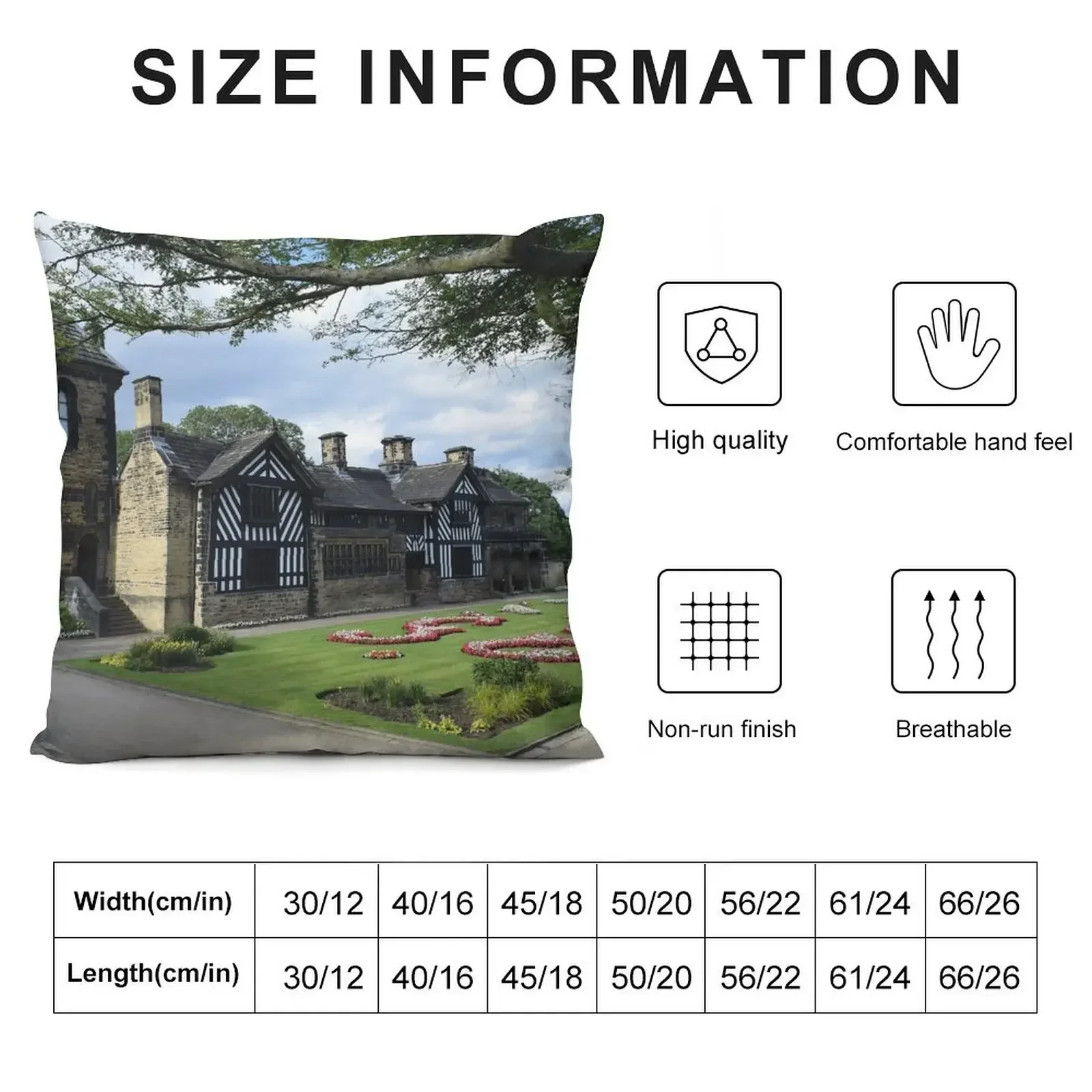 Shibden Hall in the summer sun Throw Pillow covers for pillows pillow cover luxury luxury home accessories pillow