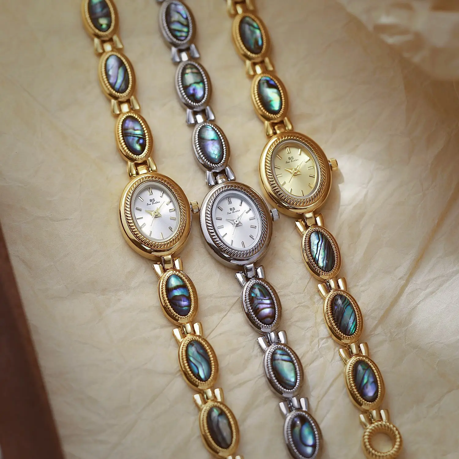 2025 Relojes para mujer, pulsera Vintage elegante con piedras preciosas naturales, esfera pequeña ovalada, reloj de cuarzo para mujer, regalo para novia y pareja