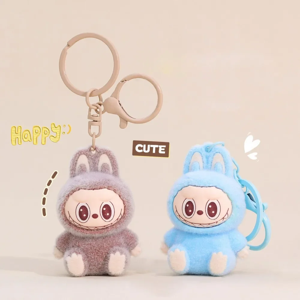 Labubu Keychain Blind Bag The Monsters Vinyl Face Doll Heart-Moving Blind Box Backpack Pendant Decoration Macaron Pendant Gift