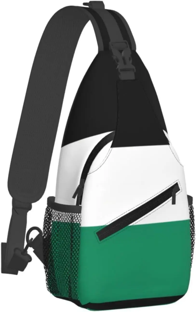 Borsa a tracolla elegante e pratica con stampa bandiera per tutti i tuoi viaggi e uso quotidiano Zaino pettorale Zaino piccolo per donna uomo