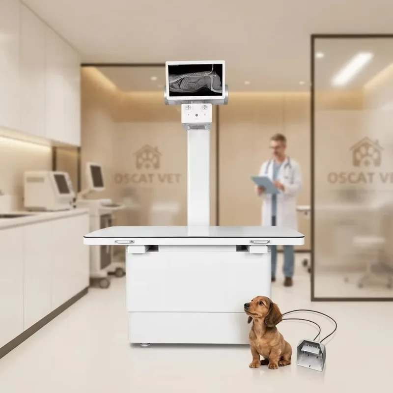 OSAT Veterinary Equipment 32KW Dynamic DR Veterinary Clinic Digital X-ray Tube AI Automatic Parameters EU