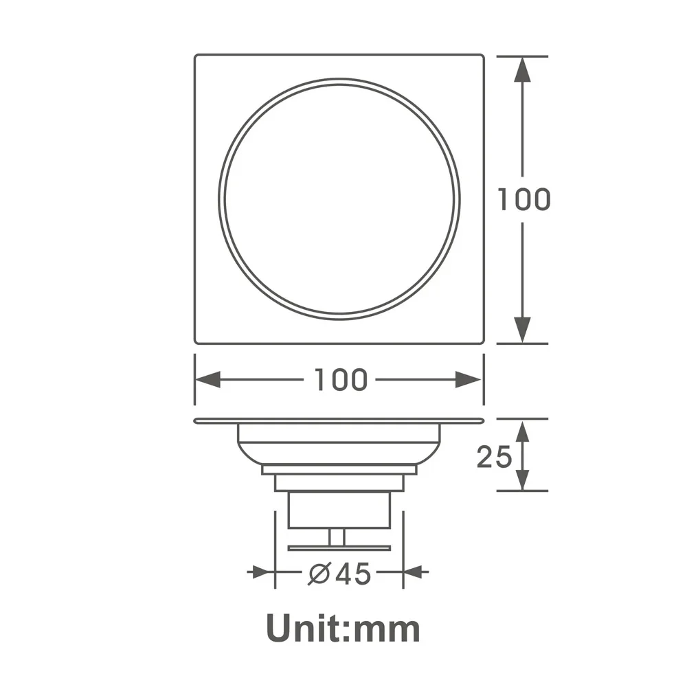 Shower Drain Thick Stainless Steel Floor Drain Ordinary Bathroom Toilet Kitchen Balcony Dedicated To prevent odor BaIDaiMoDeng