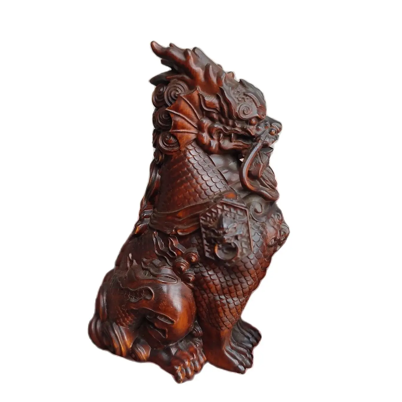 

Vintage Carved Beautiful Sculpture Dragon Figurine Statue Wood Wooden Home Decor Desk decorative sculpture home decor