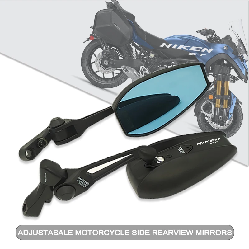 

360° Adjustable Motorcycle Rearview Mirror Reverse Side Mirror For YAMAHA NIKEN GT Niken NikenGT RNINET RNINE Upgrade