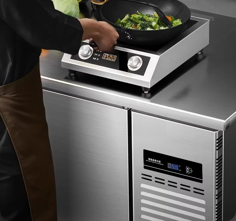 Refrigerated Workbench Fresh-keeping Cabinet Commercial Kitchen Special Horizontal Horizontal Refrigerator