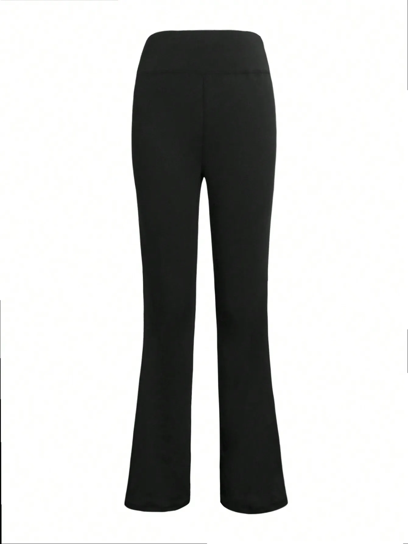 Dames casual hoge taille slim fit elastische taille afslankende lift uitlopende lange broek