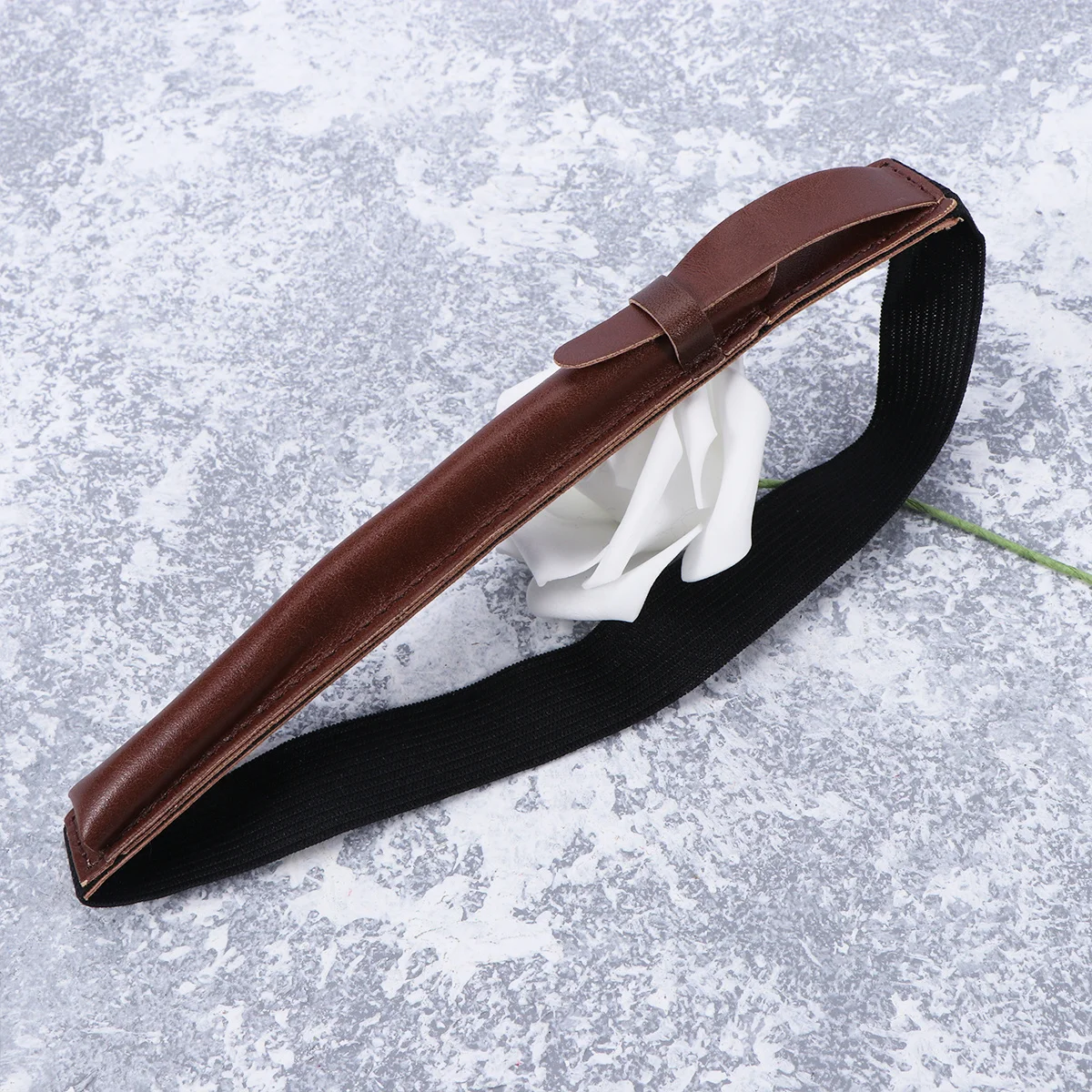 

Емкостный чехол для стилуса, держатель для карандашей, прочный полиуретан, защита от царапин, эластичный зажим, дорожный чехол для стилуса, кофе