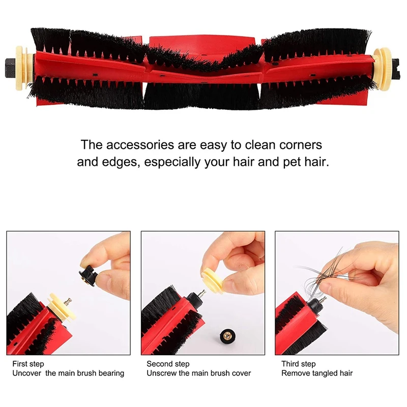 Accessories For Xiaomi Roborock S5 Max S50, S51, S6, S60, S65, S6 Max V, S6 Pure 23 Piece Vacuum Cleaner Accessories