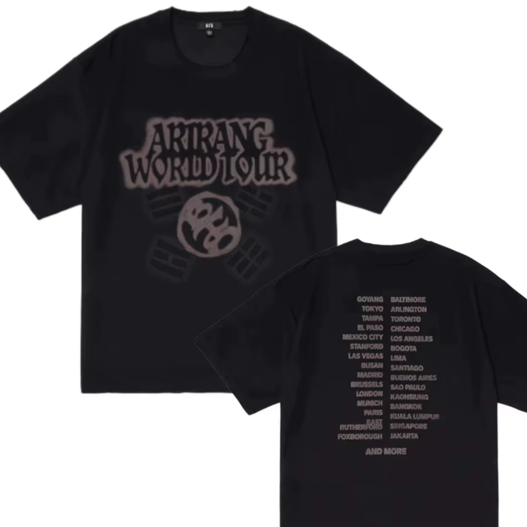Cotton Unisex T-Shirt Group Tour 2026 Graphic T Shirts High Quality Summer Fashion Men Women Y2K Trendy Tee Fan Gift