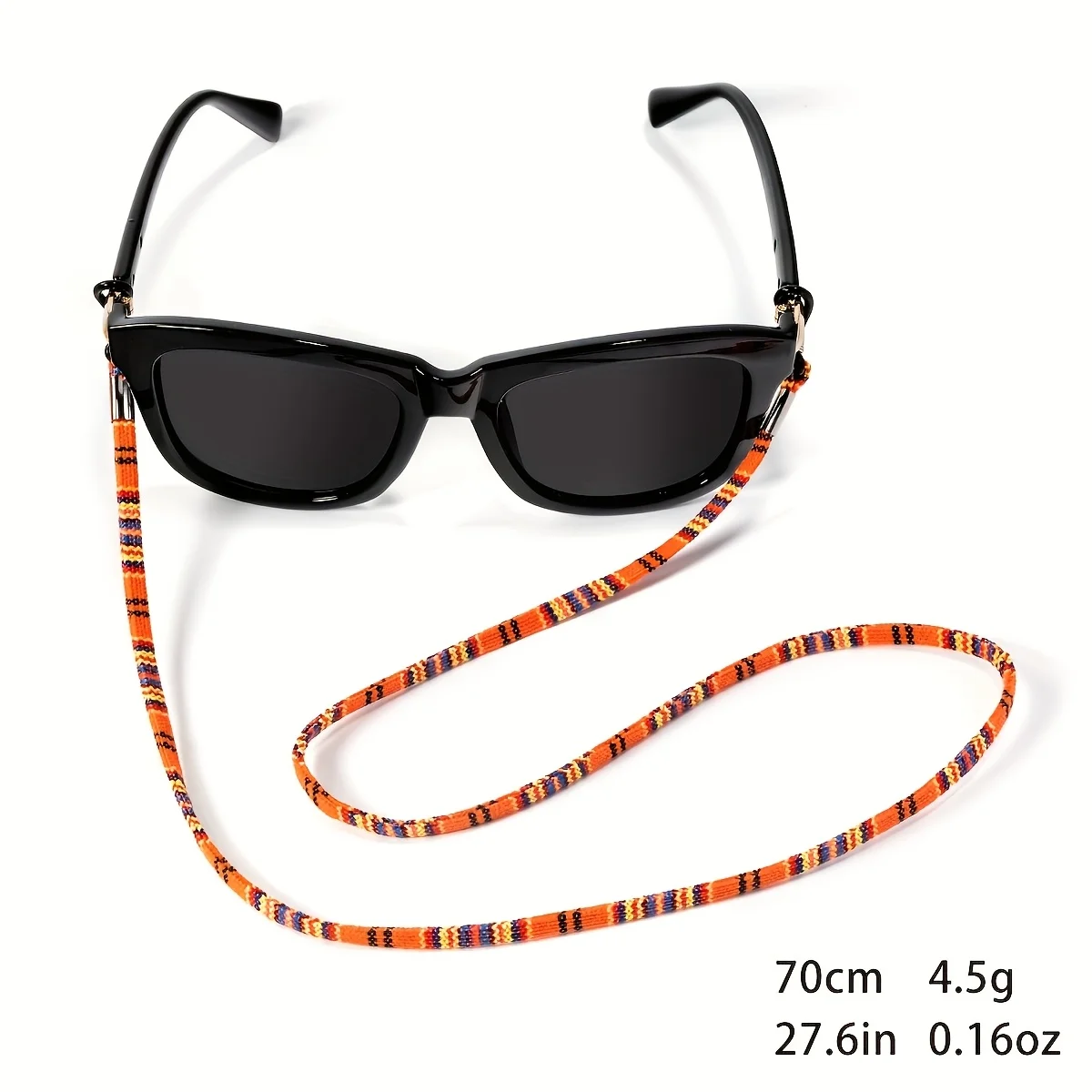 3er-Set Brillen- und Sonnenbrillen-Halsband aus Baumwolle, hochwertiges ethnisches Seil, Brillenkette zum Umhängen