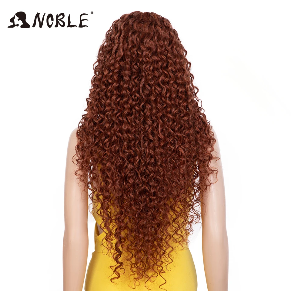 Edle synthetische Lace-Front-Perücke, 30 Zoll lange, lockige Haarperücke, Lace-Front-Afro-Perücke mit krausen Locken für Damen, Lace-Front-Perücke – Detail 8