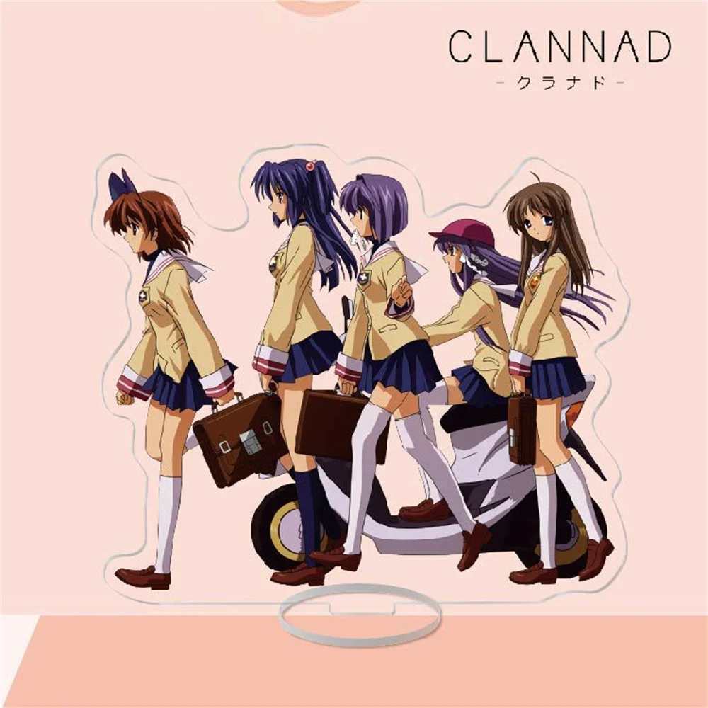 Charm Anime Fans Gifts HD Character CLANNAD Acrylic stand Model Ornament Accesorios Goods Collection Series 15cm