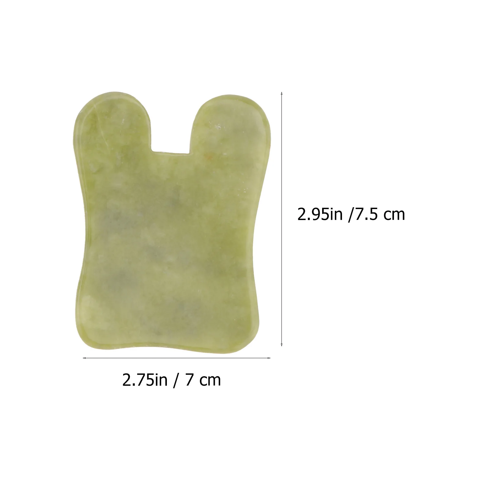 แผ่นขูดหน้าหยก 2 ชิ้น อุปกรณ์นวดหน้าแบบขูด ทนทาน สำหรับดูแลผิวหน้า ช่วยกระตุ้นการไหลเวียนโลหิต