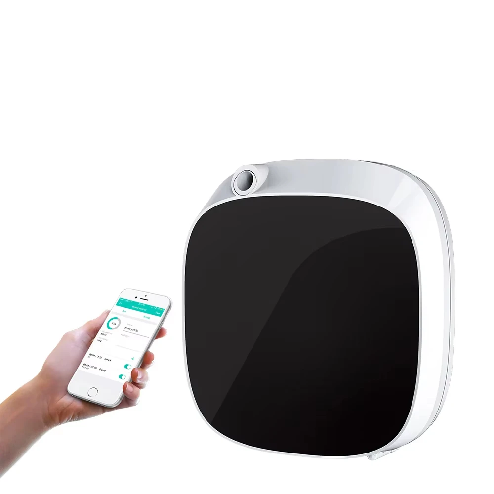 Scent Diffuser Machine Nebulizer Electric Air Oil Diffuser Battery Operated Wall Mounted Aroma Diffuser