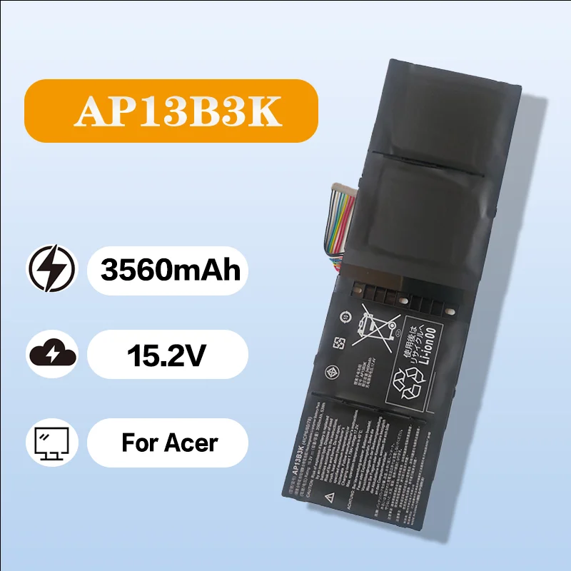 

Laptop Battery AP13B3K for Acer V5-452G V5-472G V5-473G V5-481P V5-552G V5-572G 3560mAh 15.2V Replacement Notebook Battery