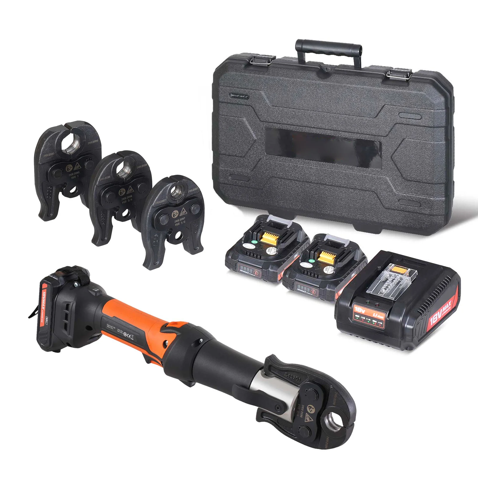 VEVOR Mini Pro Press Tool 18V Electric Pipe Crimping Tool for 1/2